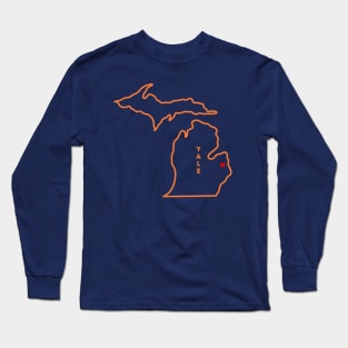 Yale MI Love (Orange) Long Sleeve T-Shirt